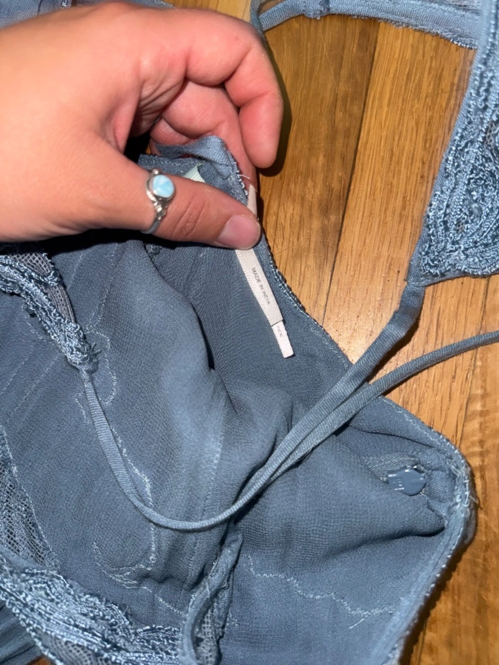 Kimchi Blue Size 10 Blue Maxi Dress - Picture 14 of 16